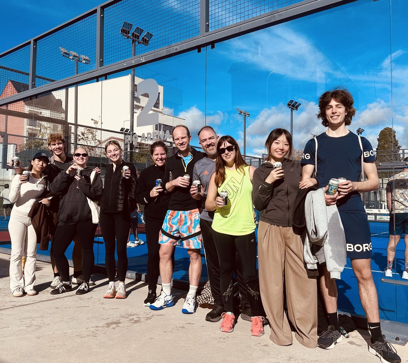 Padel4 players together