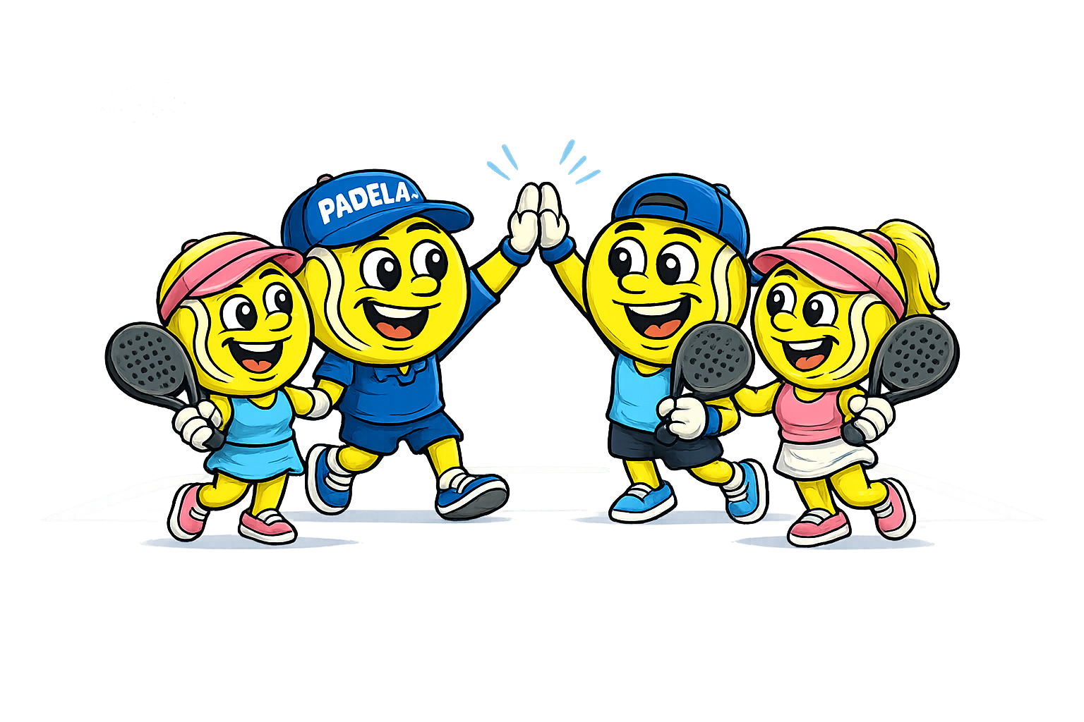 Padel4 group mascot